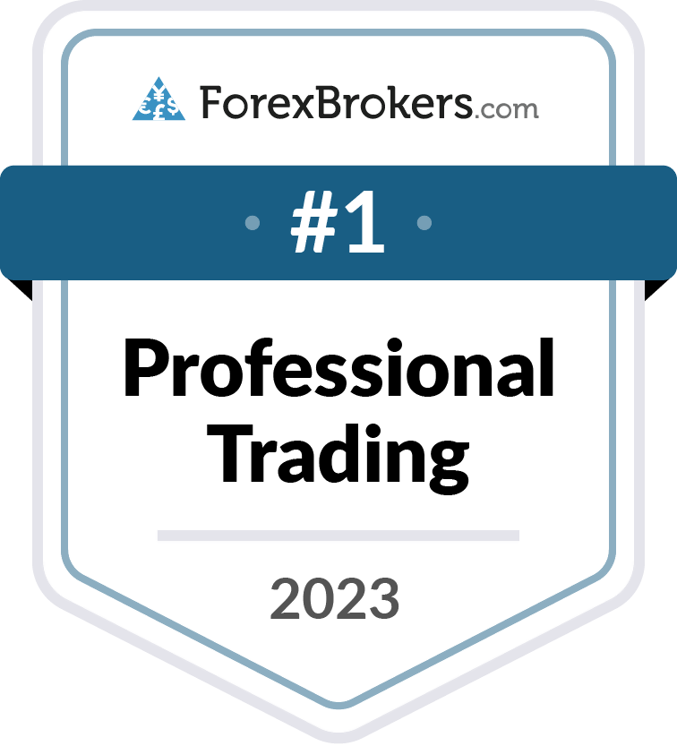 Forexbrokers.com 2023 -  Primo posto nella categoria "Professional Trading"