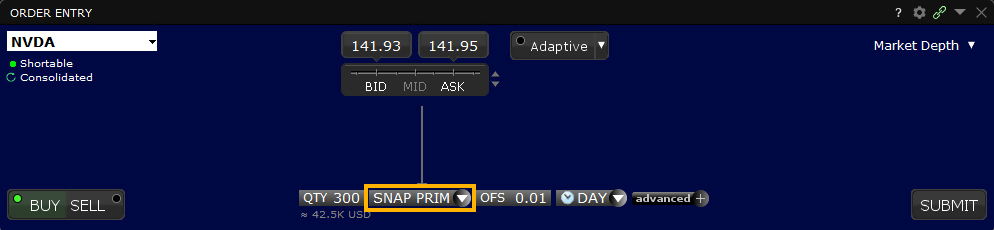 Ordini Snap to Primary